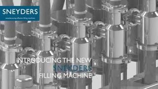 The NEW Filling Machine by SNEYDERS  SCALDIS filler [upl. by Carce]