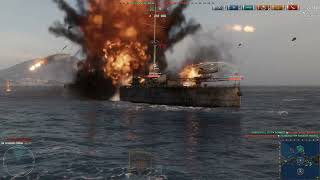 World of Warships  Random battle with DuguayTrouin Victory [upl. by Brittnee]