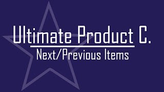 Ultimate Product Catalog  NextPrevious Products [upl. by Maroj272]