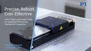 HighLoad Linear Stage for Precision Automation in Laser Electronics and Semiconductor Industries [upl. by Noseimaj]