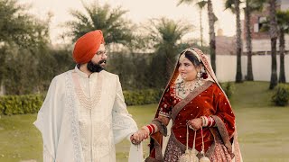 Best Sikh Wedding Highlights Jasmeet  Jasleen  Amritsar  Studio Ulike [upl. by Anyd90]