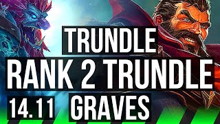 TRUNDLE vs GRAVES JGL  Rank 2 Trundle 918  JP Master  1411 [upl. by Dalston981]