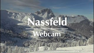 Webcam Nassfeld in Kärnten  Traumhafter Blick auf Trogkofel [upl. by Nelak]