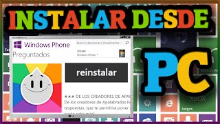 Cómo instalar apps desde PC Windows Phone  WINPHON8 [upl. by Trevar]