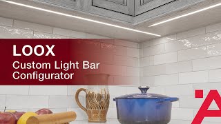 Loox Custom Light Bar Configurator from Häfele [upl. by Yrtsed]