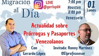 Actualidad sobre el Saime prórrogas y pasaportes venezolanos  Con elprofeasesor 1 de agosto 2022 [upl. by Lennod]