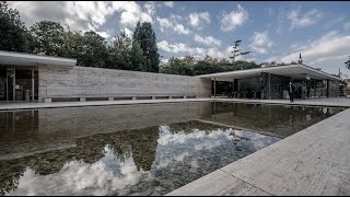 The Barcelona Pavilion by Mies van der Rohe Architecture Enthusiast [upl. by Salina190]