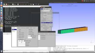 GMSH Calculix Static Analysis with two different materials [upl. by Ees417]