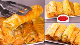 CABBAGE ROLL  CRISPY CABBAGE ROLLS RECIPE  FRIED CABBAGE ROLL  NOven [upl. by Lathrope]