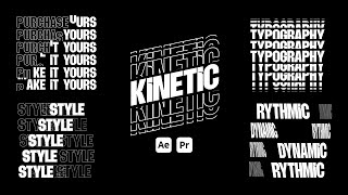 Kinetic Typography  After Effects Tutorial [upl. by Sinegra276]