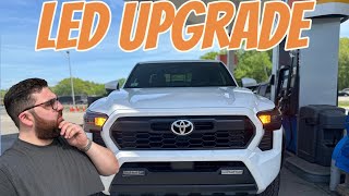 2024 Toyota Tacoma Glow Up LED Light Upgrade [upl. by Allecnirp602]