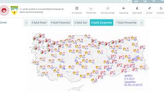 6 Eylül 2023 Hava Durumu Tüm İllerin Hava Durumu [upl. by Lissi412]