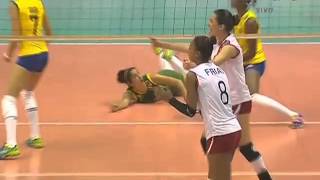 Campeonato Sudamericano de Voleibol Femenino Juvenil 2014  Match 3 Brasil vs Perú [upl. by Noah]