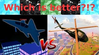 Fighter Jet VS Military Helicopter Which One Makes More Money Jailbreak Experiment [upl. by Raviv]