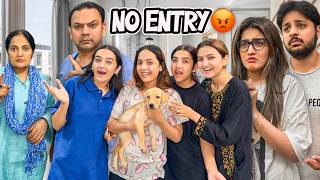 MAMA NY GHAR MAI ENTRY BND KER DE 😡  Behno Ka New Puppy Py Reaction 😍 [upl. by Ailalue]