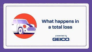 What Happens When Your Car Gets Totaled  GEICO [upl. by Alliuqat508]