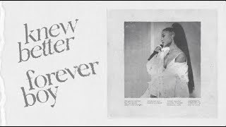 Ariana Grande  Knew Better amp Forever Boy Dangerous Woman Tour Live Studio Version [upl. by Currier]