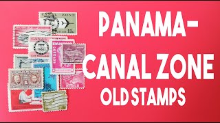 Postage Stamps  Panama  Canal Zone [upl. by Aierdna]