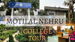 Motilal Nehru College Tour  My College Tour  Delhi University South Campus [upl. by Knowle]