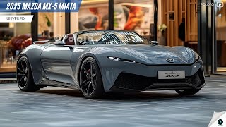 2025 Mazda MX5 Miata Unveiled  A great roadster that wont break the bank [upl. by Atnod278]