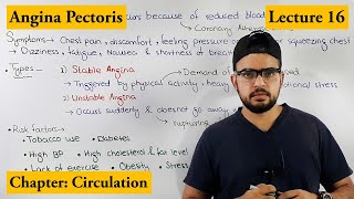 Angina  Angina pectoris Cardiovascular Disorders  Chapter circulation Video 16 [upl. by Ynnel]