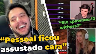 FOREVER ASSUSTOU O SERVIDOR INTEIRO SPAWNANDO 12 WITHERS vários POVS [upl. by Champ]