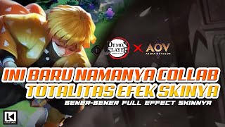 REVIEW SKIN ZENITSU AGATSUMA  TIPS TRICK GAMEPLAY MURAD PATCH INI [upl. by Kcyred]