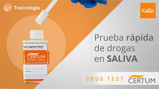 Kabla  Conoce la prueba rápida de drogas en SALIVA  CERTUM [upl. by Kelvin797]