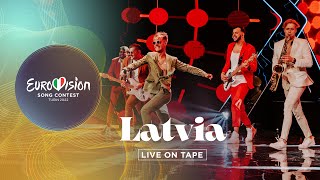 Citi Zēni  Eat Your Salad  Latvia 🇱🇻  Live On Tape  Eurovision 2022 [upl. by Eznyl]