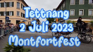 Montfortfest 2 Juli 2023 Tettnang [upl. by Merras]