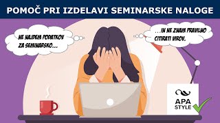 Pomoč pri izdelavi seminarske naloge CEK [upl. by Briant]