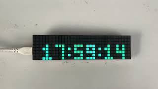 Dot Matrix LED Clock Kits  Music Spectrum Display [upl. by Nylkaj]