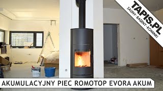 ROMOTOP EVORA AKUM MONTAŻ ŁÓDŹ  PIECE WOLNOSTOJĄCE  KOMINKI  PIECYKI  PIECE WISZĄCETAPISPL [upl. by Nahsin788]