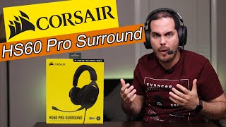 Corsair HS60 Pro Surround Mejores auriculares gaming 60 [upl. by Yerok900]