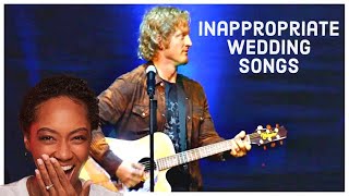 FIRST TIME REACTING TO  Tim Hawkins  Inappropriate Wedding Songs [upl. by Naleag199]