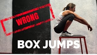 Box JumpsYoure Doing it WRONG [upl. by Yelnik]