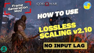 Lossless Scaling v210  How to optimize settings for God of War  No input Lag [upl. by Getter]