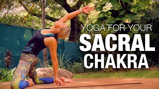 Yoga for your 2nd Chakra  Sacral Chakra Yoga Class  Five Parks Yoga [upl. by Vevay]