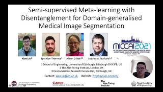 Semisupervised Metalearning with Disentanglement for Domaingeneralised Medical Image Segmentation [upl. by Zeiler]