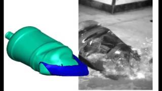 SIMULIA Abaqus  Water Can Drop Test [upl. by Dewain]