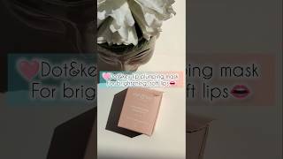 👄Dotampkey lip plumping mask Apply overnight music trending youtubeshorts new [upl. by Karola]