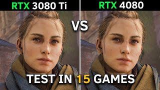 RTX 3080 Ti vs RTX 4080  Test In 15 Latest Games [upl. by Marwin]