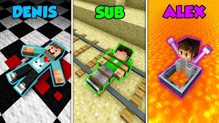 DENIS vs SUB vs ALEX  MURDER MYSTERY 2 in Minecraft The Pals [upl. by Akaenahs]