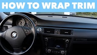 How to Wrap Interior Trim  EASY DIY [upl. by Ailahs66]