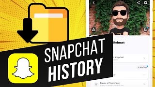 How to See Your Snapchat History  View Old Snaps in Snapchat  See Snapchat Conversation History [upl. by Einahpetse]