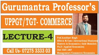 व्यापार संगठन का प्रारूप FormsofBusinessorganisation UPPGTTGT Commerce  PGT Lecture 4 [upl. by Mita]