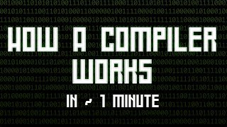 How a Compiler Works in 1 minute [upl. by Eugeniusz]