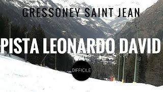 Gressoney Saint Jean Weissmatten pista Leonardo David [upl. by Asoj693]