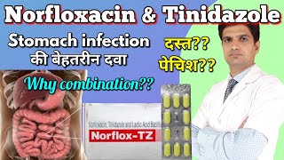 Norflox TZ  Nor TZ tablet  Norfloxacin Tinidazole tablet  Nflox TZ tablet [upl. by Dugald]