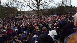 Shrovetide Football Ashbourne 2018  14 [upl. by Deth]